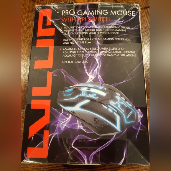 Computers, Laptops & Parts Lvlup Pro Gaming Mouse With Dpi Switch